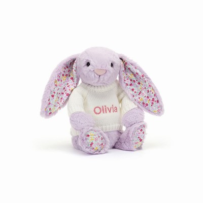 Jellycat Blossom Jasmine Bunny with Cream Jumper Australia | 428631LSU